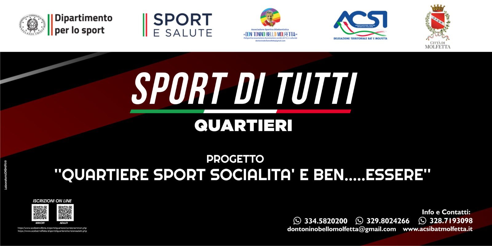 Presentazione “Quartiere Sport Socialità e Ben Essere 2023”